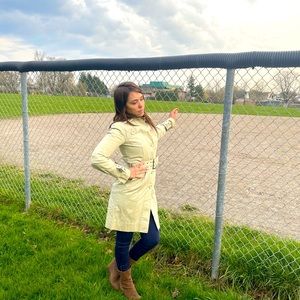 Beige vintage trench coat size S, Armor Jeans